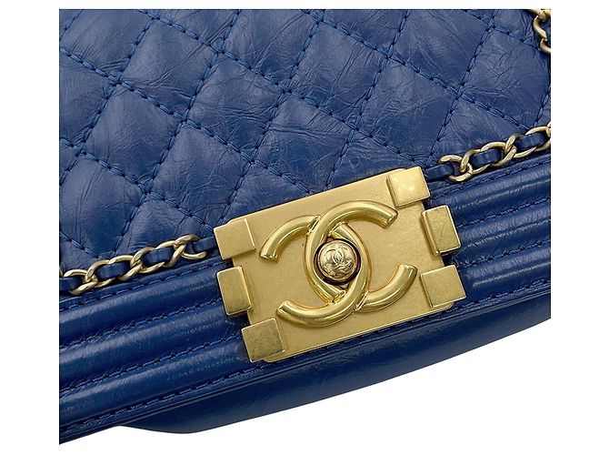 Bolso de hombro Chanel Boy Small Matelassé - vista 13