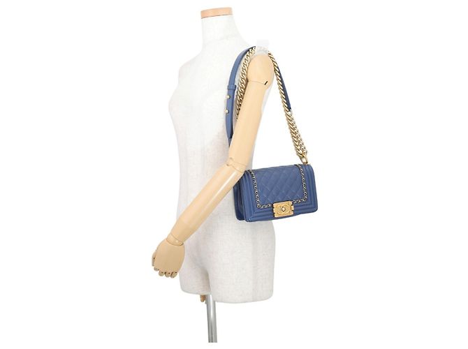 Bolso de hombro Chanel Boy Small Matelassé - vista 4