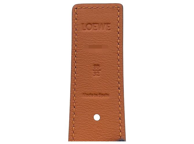 Cintura reversibile in pelle Loewe Anagram - vista 11