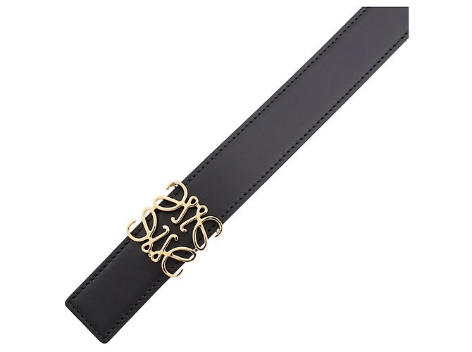 Cintura reversibile in pelle Loewe Anagram - vista 4