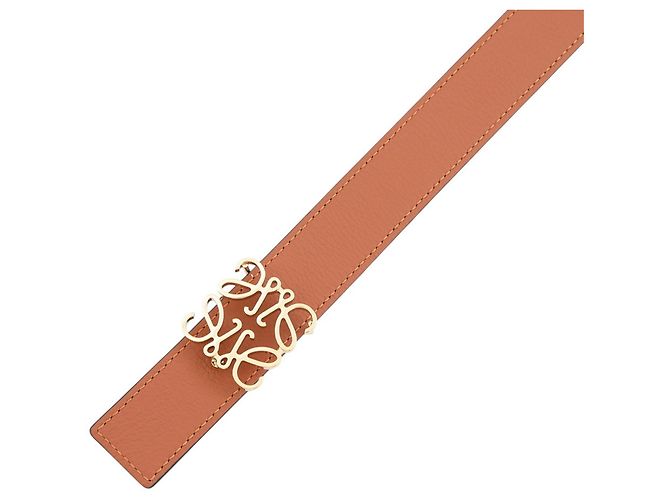 Cintura reversibile in pelle Loewe Anagram - vista 5