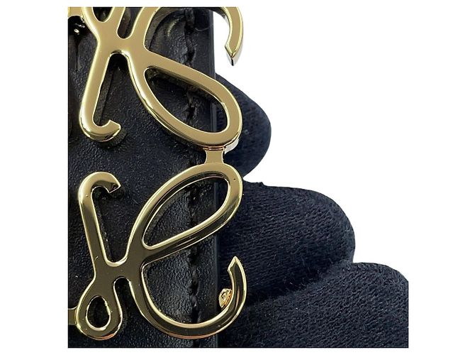 Cintura reversibile in pelle Loewe Anagram - vista 9
