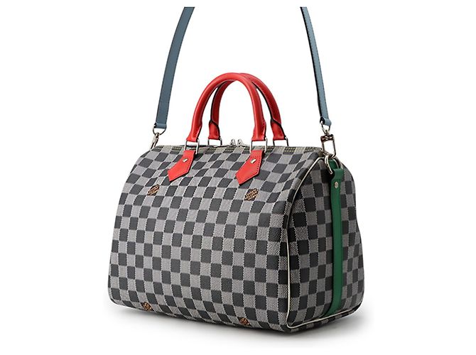 Louis Vuitton Damier Canvas Speedy Bandoulière 30 NM - vista 2