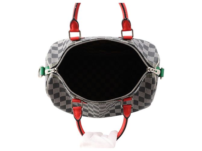 Louis Vuitton Damier Canvas Speedy Bandoulière 30 NM - vista 6