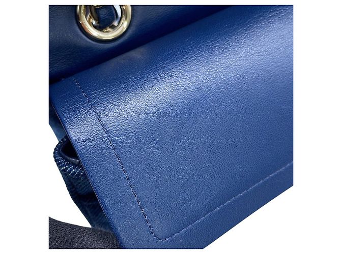 Chanel Denim Schultertasche mit Kette - Ansicht 10