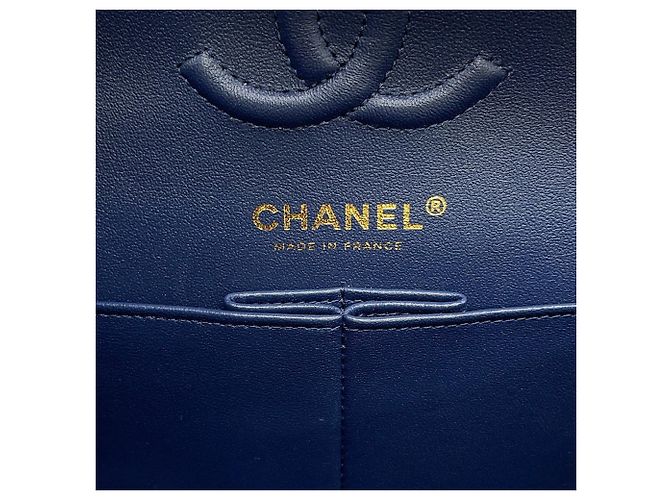 Chanel Denim Schultertasche mit Kette - Ansicht 14
