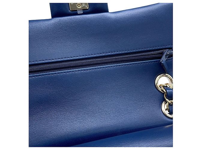 Chanel Denim Schultertasche mit Kette - Ansicht 9