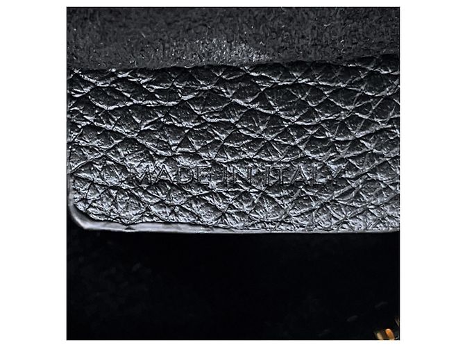 Céline Borsa a mano Celine Teen Lulu in pelle nera - vista 12