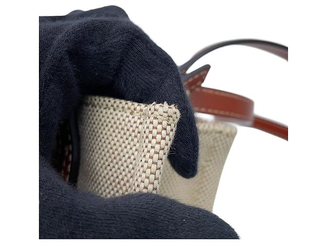 Chloé Woody Tote Small Handtasche aus Canvas - Ansicht 8