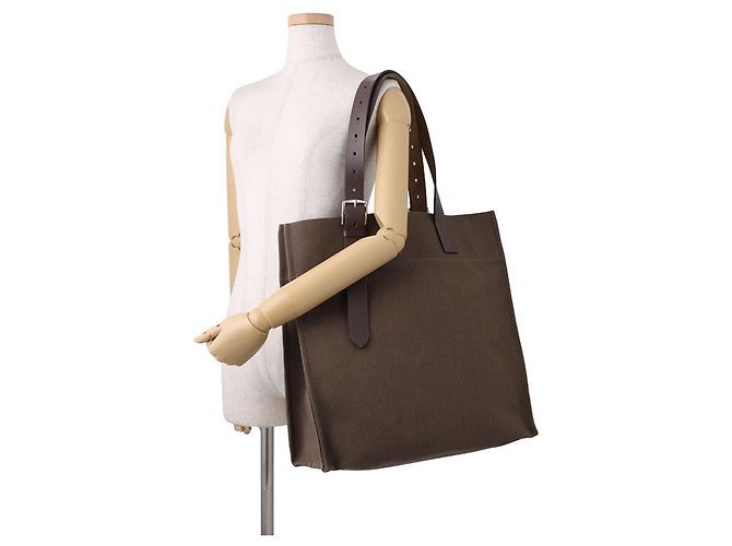 Hermès Borsa Tote Hermes Etain - vista 4