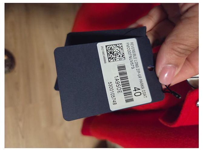Louis Vuitton Parka Coat Red Wool - vista 9