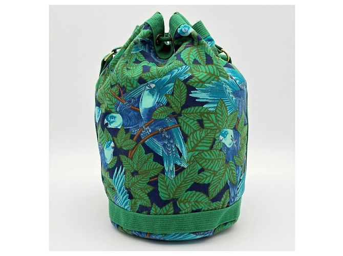 Hermès Sac à épaule à cordon Hermes Bird Print - vue 3