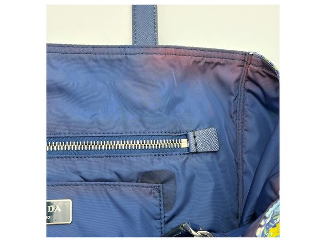 Borsa Tote Prada in Nylon Multicolor - vista 16