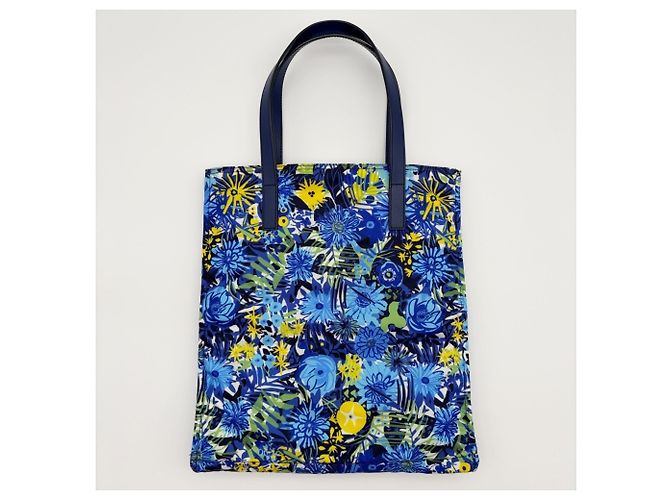 Borsa Tote Prada in Nylon Multicolor - vista 3