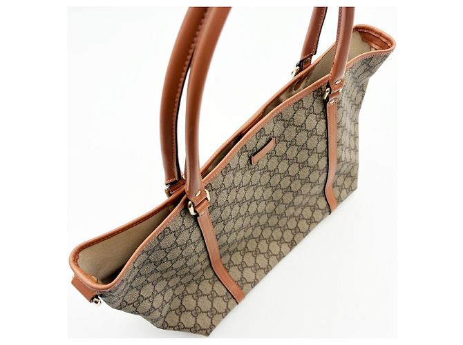 Saco Tote Gucci GG Plus Beige Brown - vista 15