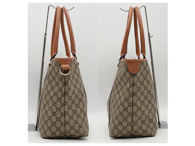 Saco Tote Gucci GG Plus Beige Brown - vista 5