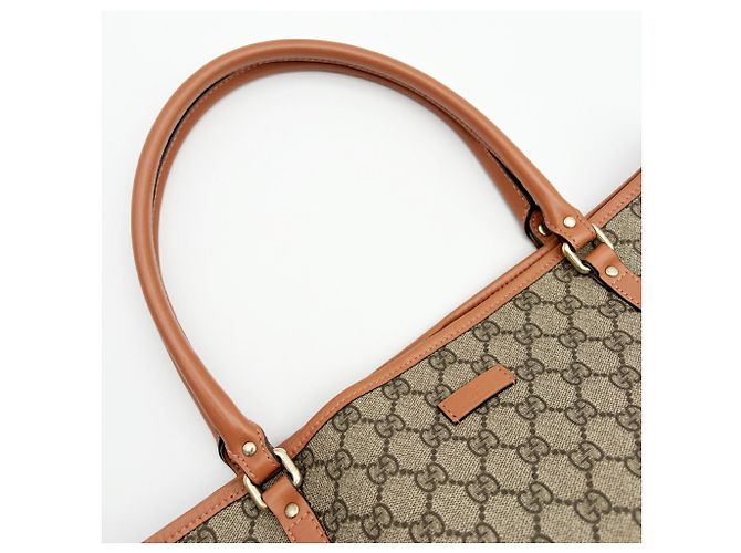 Saco Tote Gucci GG Plus Beige Brown - vista 7
