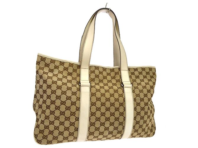 Gucci Gürtel GG Canvas mit perforiertem Leder Large - Ansicht 2