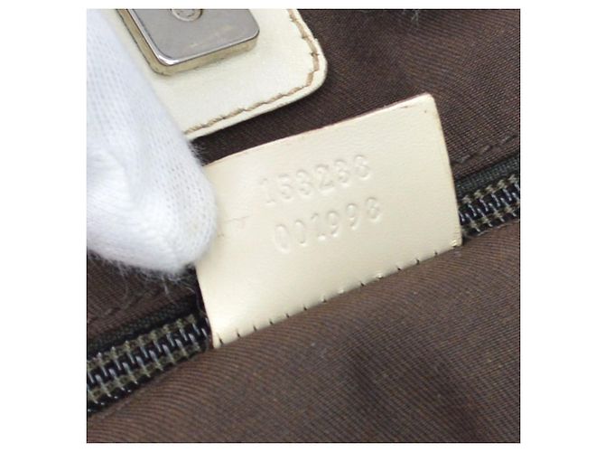 Gucci Gürtel GG Canvas mit perforiertem Leder Large - Ansicht 5
