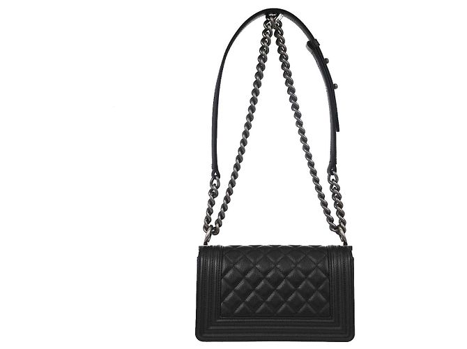 Chanel So Black Boy Flap Quilted Caviar Small - Ansicht 2