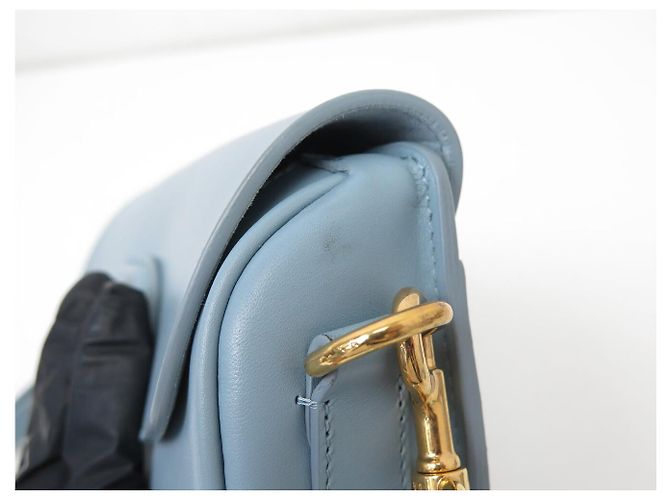 NUOVA BORSA A MANO DIOR BOBBY EAST WEST PELLE BLU BORSA A TRACCOLLA - vista 12