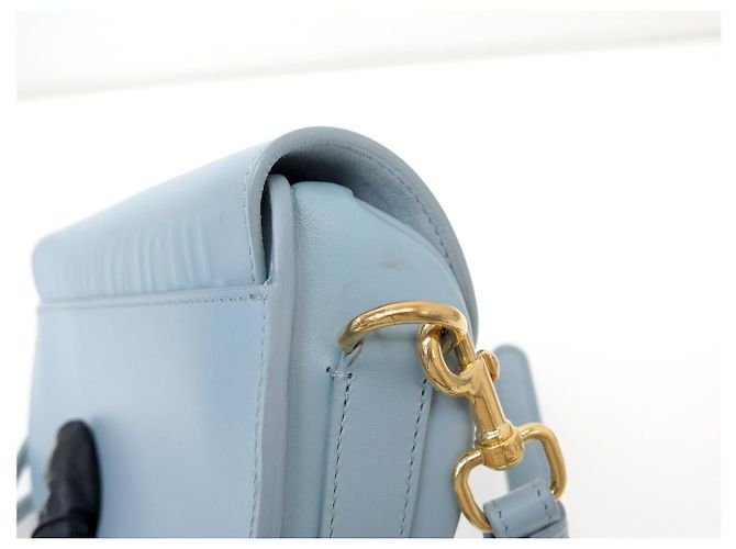 NUOVA BORSA A MANO DIOR BOBBY EAST WEST PELLE BLU BORSA A TRACCOLLA - vista 13
