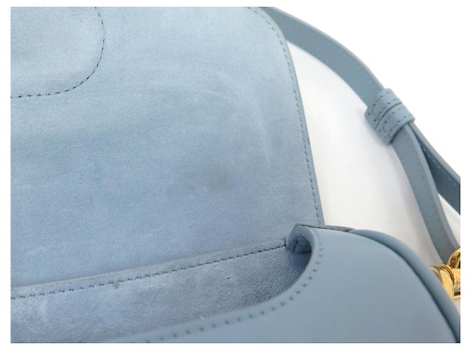 NUOVA BORSA A MANO DIOR BOBBY EAST WEST PELLE BLU BORSA A TRACCOLLA - vista 16