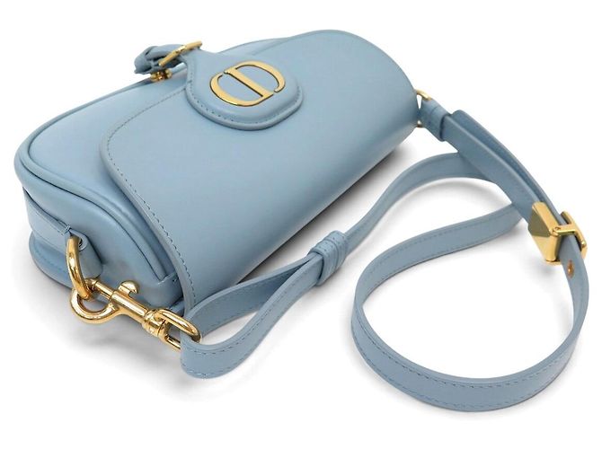 NUOVA BORSA A MANO DIOR BOBBY EAST WEST PELLE BLU BORSA A TRACCOLLA - vista 4