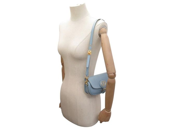 NUOVA BORSA A MANO DIOR BOBBY EAST WEST PELLE BLU BORSA A TRACCOLLA - vista 5