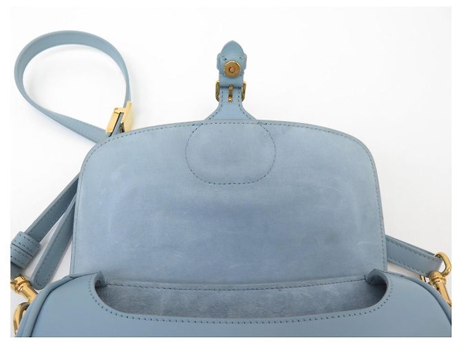 NUOVA BORSA A MANO DIOR BOBBY EAST WEST PELLE BLU BORSA A TRACCOLLA - vista 8