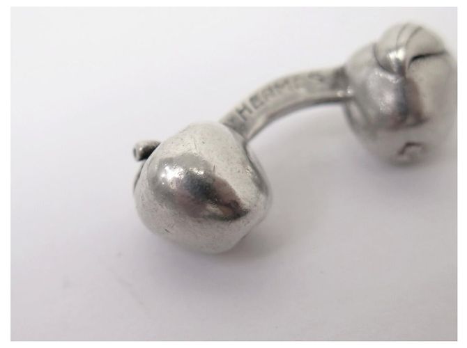 Hermès GEMELLI VINTAGE HERMES MELE IN ARGENTO 925 22GR GAETAN DE PERCIN - vista 13