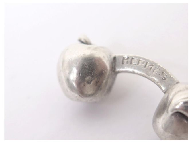 Hermès GEMELLI VINTAGE HERMES MELE IN ARGENTO 925 22GR GAETAN DE PERCIN - vista 14