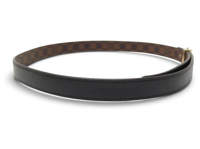 LOUIS VUITTON ICONIC REVERSIBLE T75 GÜRTEL AUS DAMIER CANVAS LV SCHNALLE - Ansicht 10