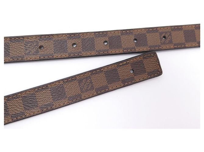 LOUIS VUITTON ICONIC REVERSIBLE T75 GÜRTEL AUS DAMIER CANVAS LV SCHNALLE - Ansicht 16