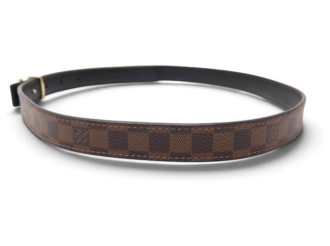 LOUIS VUITTON ICONIC REVERSIBLE T75 GÜRTEL AUS DAMIER CANVAS LV SCHNALLE - Ansicht 3