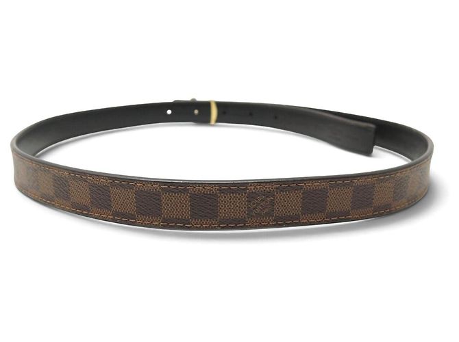 LOUIS VUITTON ICONIC REVERSIBLE T75 GÜRTEL AUS DAMIER CANVAS LV SCHNALLE - Ansicht 4