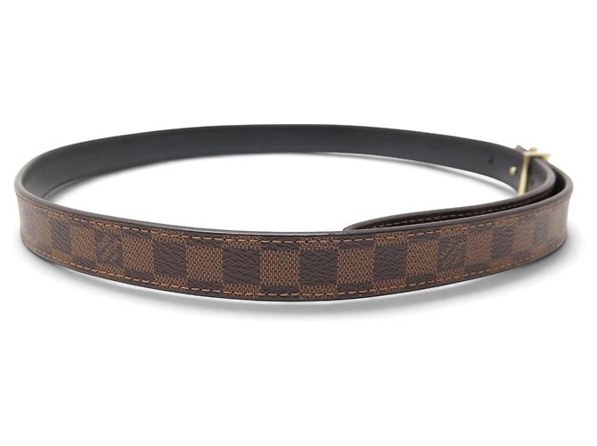 LOUIS VUITTON ICONIC REVERSIBLE T75 GÜRTEL AUS DAMIER CANVAS LV SCHNALLE - Ansicht 5