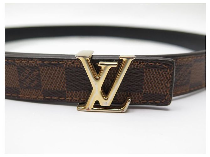LOUIS VUITTON ICONIC REVERSIBLE T75 GÜRTEL AUS DAMIER CANVAS LV SCHNALLE - Ansicht 6