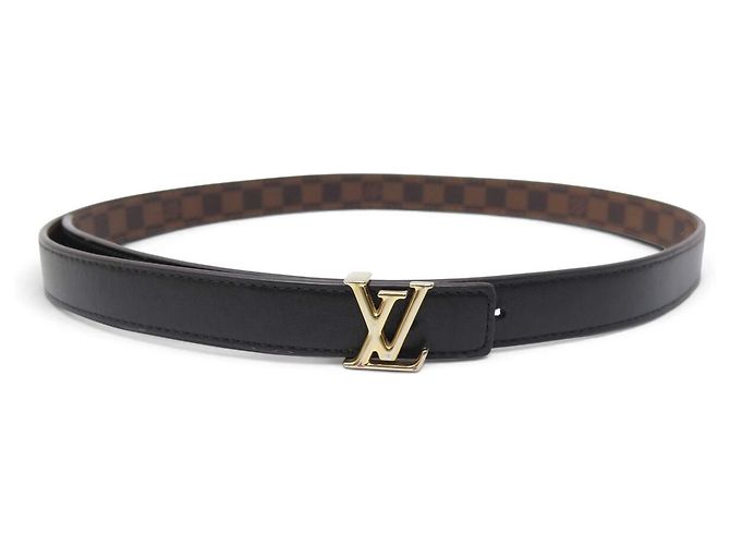 LOUIS VUITTON ICONIC REVERSIBLE T75 GÜRTEL AUS DAMIER CANVAS LV SCHNALLE - Ansicht 7