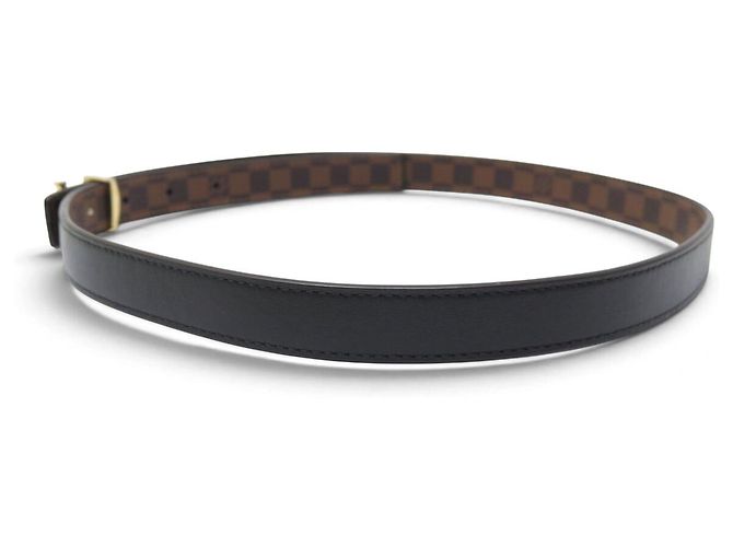 LOUIS VUITTON ICONIC REVERSIBLE T75 GÜRTEL AUS DAMIER CANVAS LV SCHNALLE - Ansicht 8