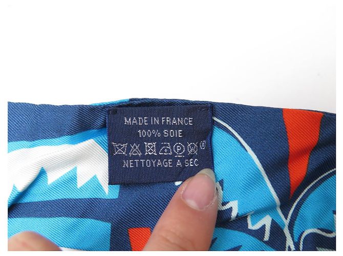 Hermès BORSA A MANO HERMES BIRKIN 35 NUOVA PELLE TAURILLON CLEMENCE BLU & TWILLY - vista 37