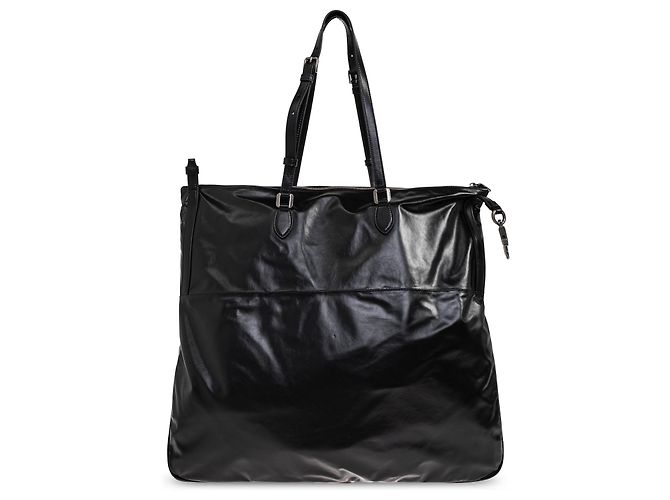 Saco shopper de couro preto Dolce & Gabbana - vista 2
