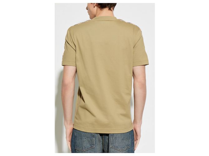 Camiseta Seth de algodón Burberry beige - vista 3