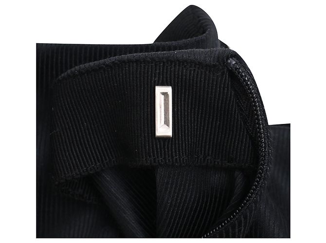 Falda midi asimétrica The Row en acetato negro - vista 16