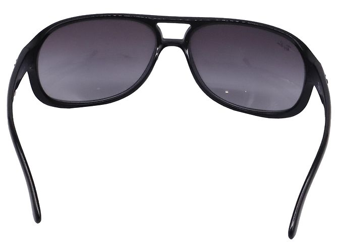 Occhiali da sole Ray-Ban RB4124 Aviator in acetato nero - vista 3
