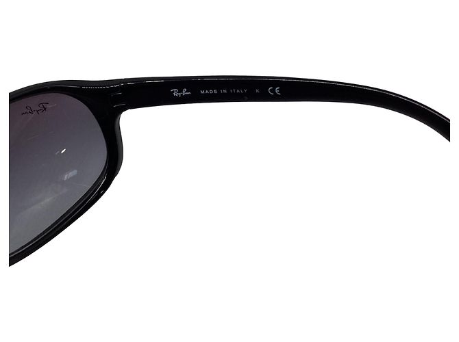 Occhiali da sole Ray-Ban RB4124 Aviator in acetato nero - vista 7