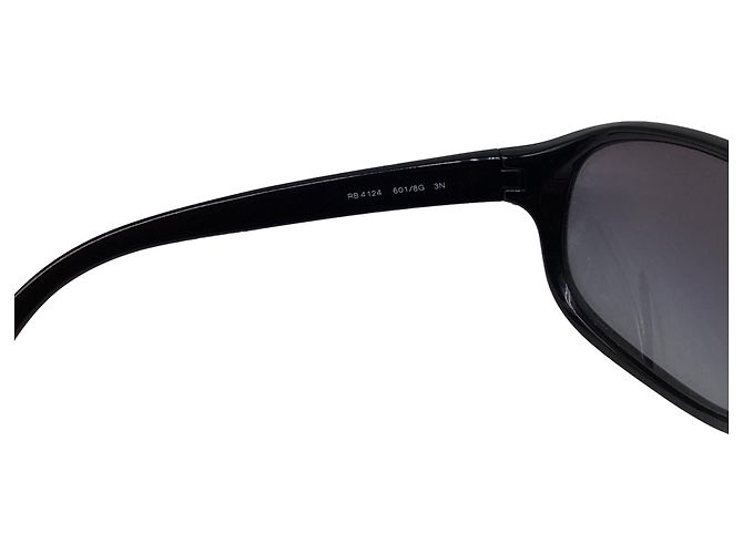Occhiali da sole Ray-Ban RB4124 Aviator in acetato nero - vista 8
