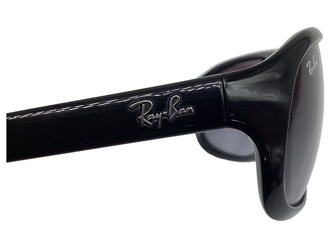 Occhiali da sole Ray-Ban RB4124 Aviator in acetato nero - vista 9