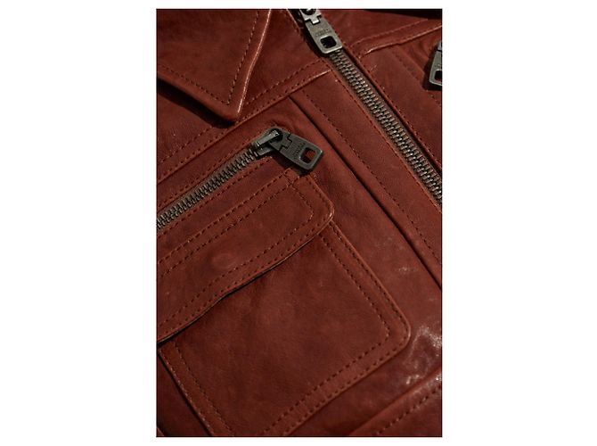 Dolce & Gabbana Brown Leather Jacket - view 4