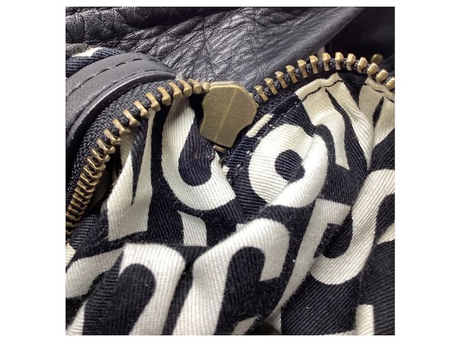 Borsa a tracolla hobo Marc By Marc Jacobs Turnlock in pelle nera - vista 10